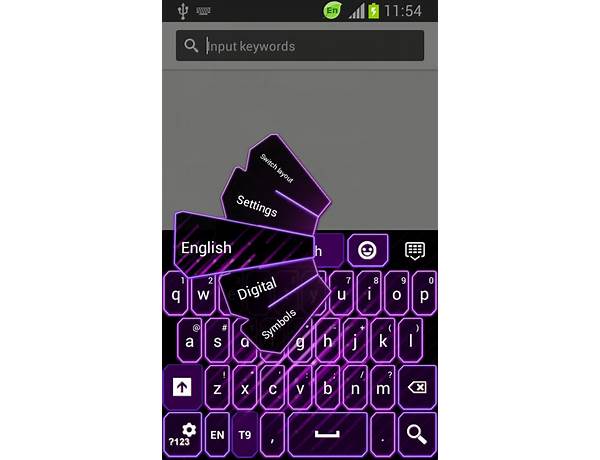 GO Keyboard Themes Purple Neon for Android - Download the APK from Habererciyes